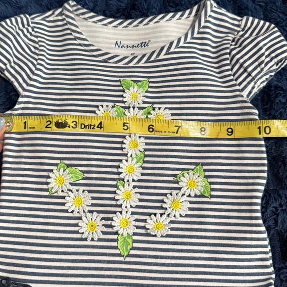 Nautical three layer Tu-Tu dress 4T - Picture 5 of 10